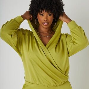 Ashley Stewart Light Green Hoodie